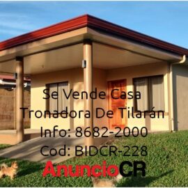 Se Vende Casa En Tronadora De Tilarán