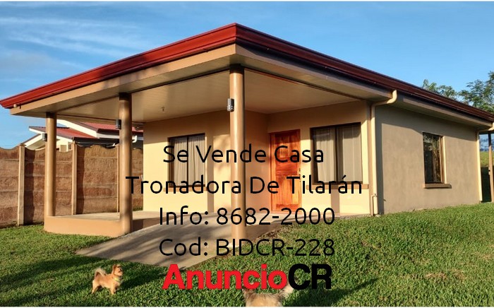 Se Vende Casa En Tronadora De Tilarán