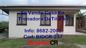 Se Vende Casa En Tronadora De Tilarán